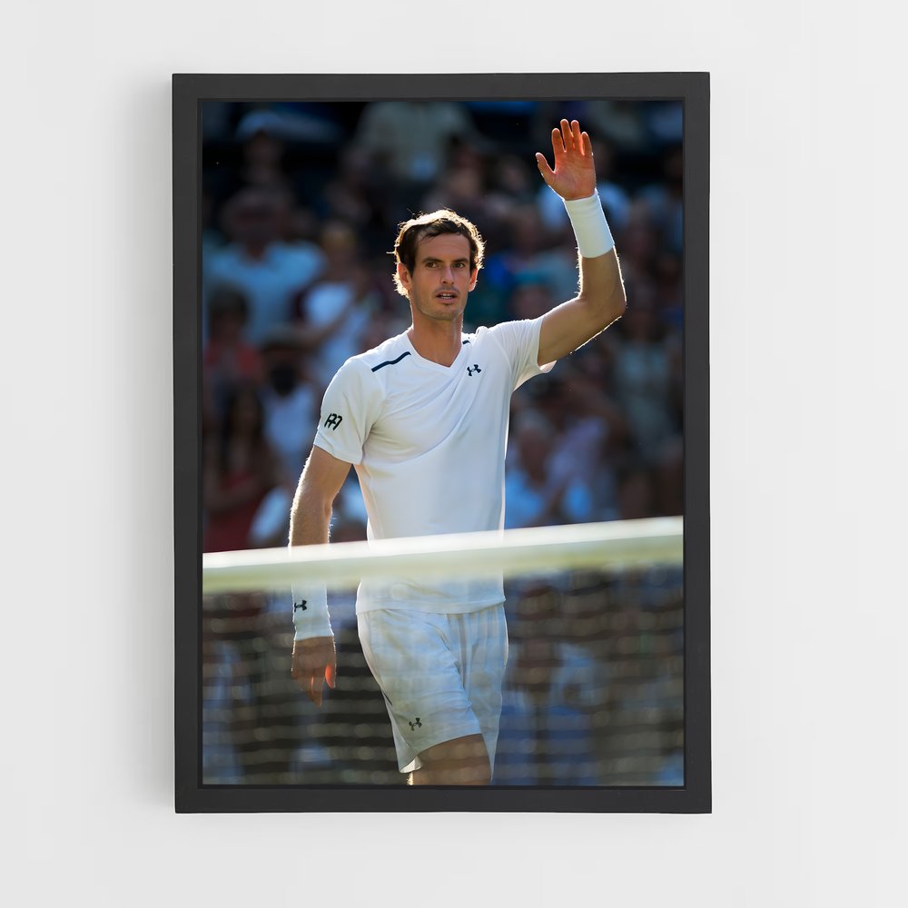 Poster Murray en Émotion – affiche Tennis (vue 2)